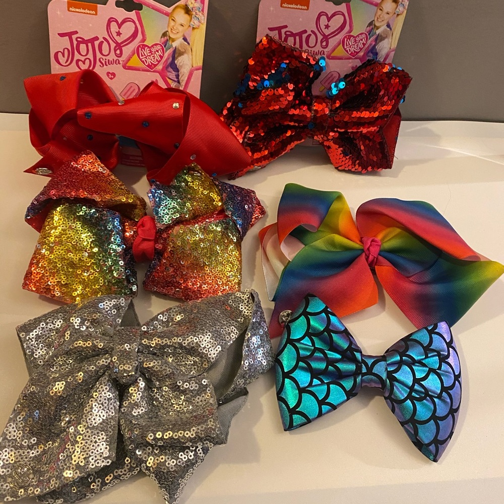 6pc JoJo Siwa Bow Set